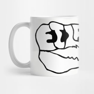 Everything I Learned from Movies Skull logo Mug